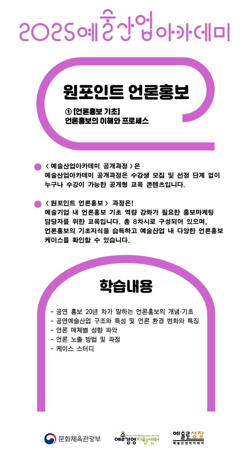 [기업성장] 원포인트 언론홍보 ① [언론홍보 기초] 언론홍보의 이해와 프로세스